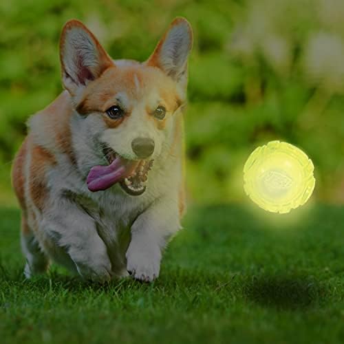 Nerf 2.5in TPR Lightning LED Glow Ball - No Color (Pack of 2)