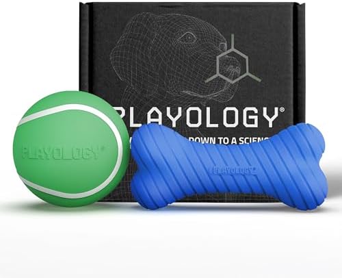 Playology Fun Fetch and Chew Dog Toy Box - Jumbo, Hot Dog/Watermelon Scents