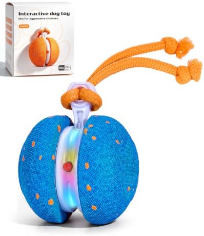 osou Interactive Dog Toy, Automatic Moving Dog Ball Toy with 2 Speed Modes