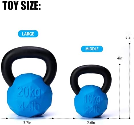 MECOOL Indestructible Dog Toy for Aggressive Chewers - Heavy Duty Chew Ring with Durable Nylon and Treat Dispenser Rubber Base, Interactive Food Puzzle Dog Chew Toy,Large Blue