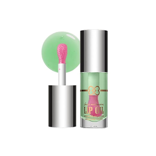 Hydrating Lip Oil, Nourishing Lip Lacquer with Non-Sticky Formula, Color Changing, 0.35 Ounce (1#, 1 Count (Pack of 1))