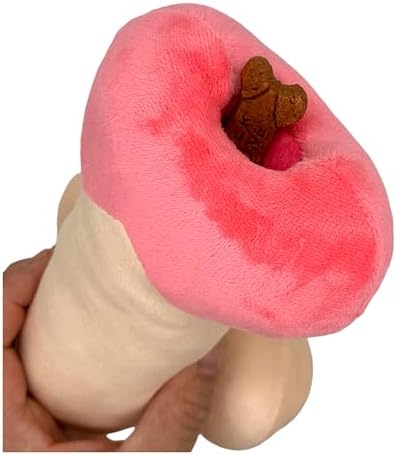 Dick and Balls Dog Toy Funny Adult Joke Stuffed Penis Chew Toy
