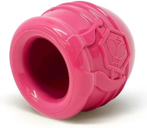 SodaPup Honey Pot – Durable Dog Treat Dispenser & Enrichment Toy Made in USA from Non-Toxic, Pet Safe, Food Safe Natural Rubber Material for Mental Stimulation, Problem Chewing, Calming Nerves, & More