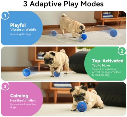 Cheerble Wicked Ball AIR Neo Interactive Dog Toy for Medium & Large Dogs