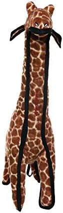 TUFFY® - Original : Giraffe Dog Toy : Ultra Durable Plush Dog Toy with Multiple Layers & Reinforced Seams, Washable and Floats, Original Construction