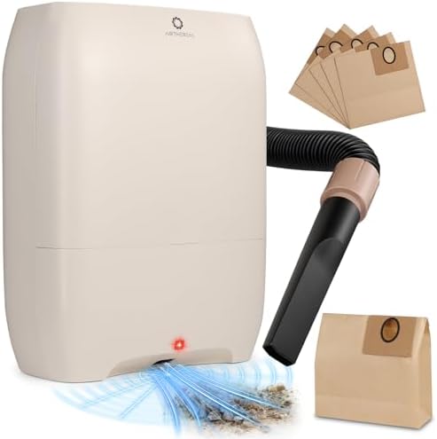 AIRTHEREAL T1 Plus Touchless Vacuum with Replaceable Dust Bags, 3 Modes