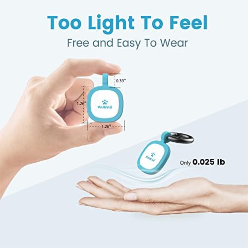 Pawaii Dog ID Tag, Silent Silicone QR Code Tag, Scan Alerts, No App, 1 Pack