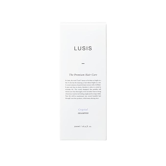 LUSIS, Crystal Shampoo, Hair Clinic, Scalp Care, Korea-approved shampoo for hair loss care, EWG green grade ingredients,500ml (K-Beauty Shampoo)