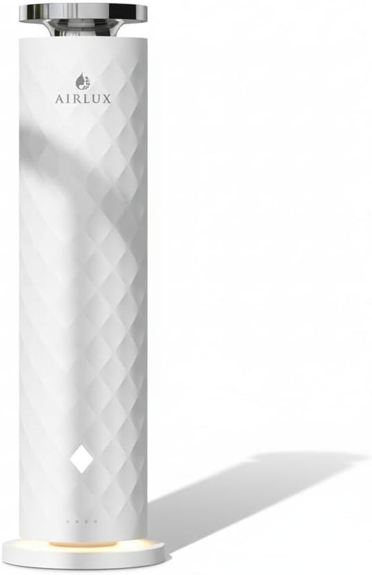 Lunar Pro 300 Smart Cold Air Diffuser,120ml Capacity, 800 Sq Ft Coverage, Ambient Light, Ultra-Quiet Operation (White)