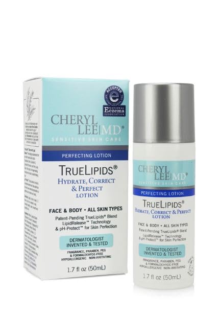 TrueLipids CLMD Hydrate, Correct & Perfect Lotion – Unscented Lightweight Daily Moisturizer for Sensitive Skin – Restores Skin Barrier, Provides Long-Lasting Hydration, Reduces Fine Lines – 1.7 fl oz