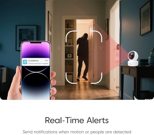 VSTARCAM 2K Indoor Security Camera, 3MP Pet Camera with Phone App, 360° Pan/Tilt Dog Camera for Home Security, AI Human Detection, Color Night Vision, 2-Way Audio, Support 256GB SD Card, 2.4G WiFi