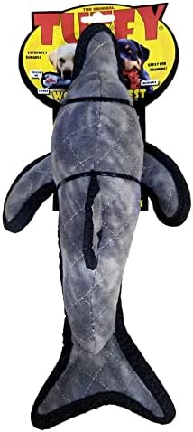 TUFFY® - 2 Pack Original : Dolphin : : Ultra Durable Plush Toy with Multiple Layers & Reinforced Seams, Washable and Floats, Original Construction