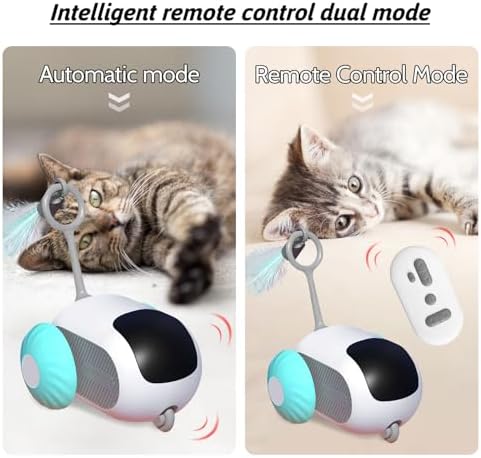 Remote Control Smart Cat Toy, Interactive Cat Toys for Indoor Cats