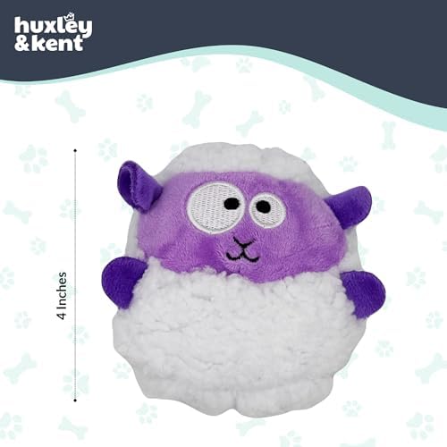 Huxley & Kent Funny Dog Toy w/Squeaker – Power Plush Squeaky Dog Toys for Small Dogs – Durable Small Stuffed Animal for Indoor Play & Fetch - Tiny Tuff Lady Baba