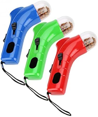 Mipcase 3pcs Dog Treat Launcher Catapult Interactive Snack Feeder for Dogs Cats Spring Trigger Fun Training Toy Comfortable Grip Design