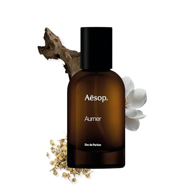Aesop Aurner Eau de Parfum | Floral, Herbaceous, Fresh Unisex Fragrance | Floral Fragrance With Unexpected Contrasts | 1.6oz / 50mL