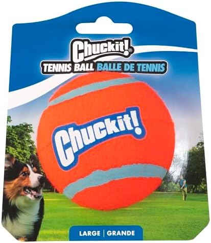 Chuckit! Dog Tennis Ball Dog Toy, Large 3in 1 Pack