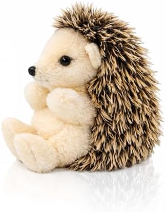 Vaulted Skulls & Co Hedghog Small Dog Toy | Hedgehog Stuffed Animal Small | Fluffy Small Dog Toy | Dog Toy | Small Plush Dog Toy | Squeaker-Free (Hedgehog)