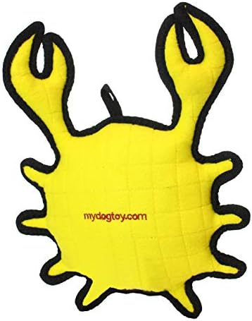 TUFFY® - 2 Pack Original : Crab Dog Toy : : Ultra Durable Plush Toy with Multiple Layers & Reinforced Seams, Washable and Floats, Original Construction