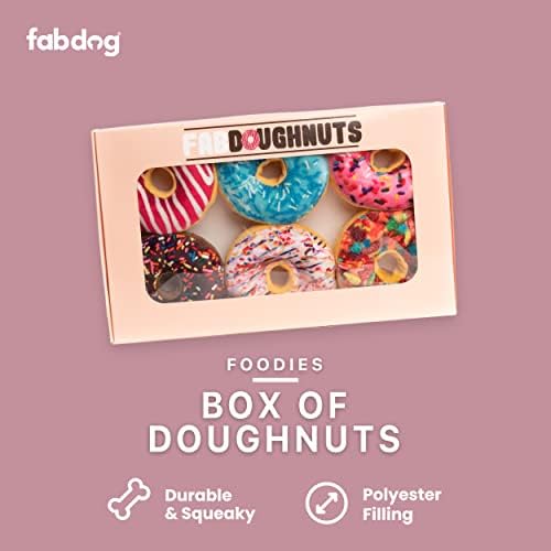 fabdog Box of Doughnut Toys