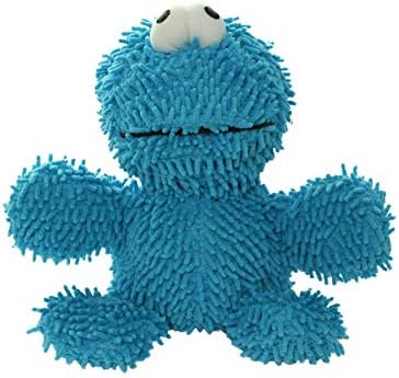 MIGHTY Tuffy Microfiber Medium Ball Monster Dog Toy