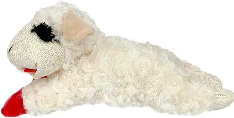 Cute Sheep Squeaky 2025 Trending Plush Lamb for Dog Pet Toy 12"