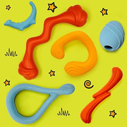 Nylabone C-Shuu and Stik-Go Interactive Dog Toys Bundle for Dogs – Lightweight Intriguing Dog Fetch Toys for Creative Play & Dog Exercise