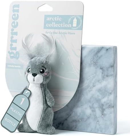 Premium Plush Cat Toy - Arctic Hare Cat Toy, Eco Friendly, Catnip