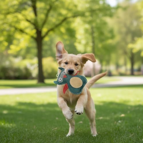 Natural Suede Leather Owl Chew Toy for Dogs & Puppies | Durable and Fun Interactive Toy | Supports Healthy Chewing and Daily Play | Soft Texture for Gentle Teeth