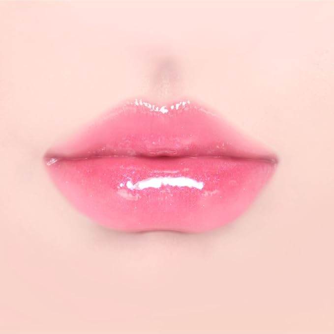 DINTO (Peter & Wendy Collection Pearl-Kissed Plumping Lip Glacé - Moisturizing Lip Gloss, Soft Pearl Shine, Lightweight Texture, Cooling Lip Treatment, Long-Lasting Hydration (123 Tick-Tock, 4ml)