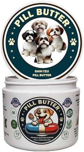 Peanut Butter Dog Pill Wrap - Shih Tzu Label