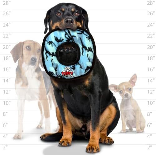 TUFFY Ultimate Ring, Durable Dog Toy (Regular, Camo Blue)