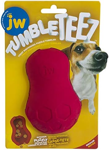 JW Tumble Teez Puzzler Treat Dispenser, Medium