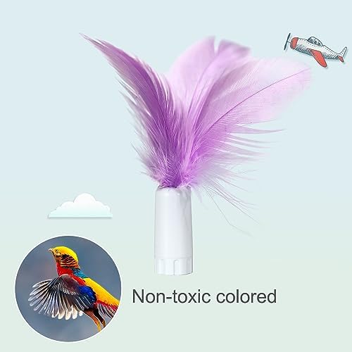 ORSDA 12 Pcs Feathers Replacement Accessories, ONLY Fits T60/ T62