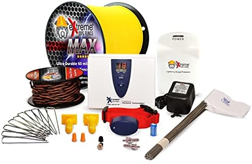 Underground Electric Dog Fence Kit, Pro-Max, 1-Dog, 1000 ft
