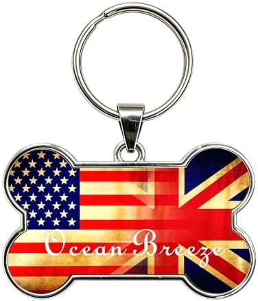 HSIAHOU Custom Pet ID Tags, Personalized Dog Tag Cat Tag(EU-US)