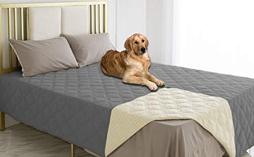 Ameritex Waterproof Dog Bed Cover Pet Blanket with Anti-Slip Back for Furniture Bed Couch Sofa (Pack of 3)