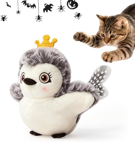 Flying Bat Cat Toy, Halloween Interactive Wild Paws Flying Bat Pet Toy