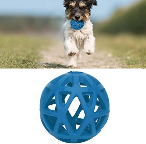 Dog Toy Ball - Hollow Dog Ball Bite Teeth Grinding Interactive Rubber Pet Chewing Ball Toy for Indoor Outdoor (Medium)