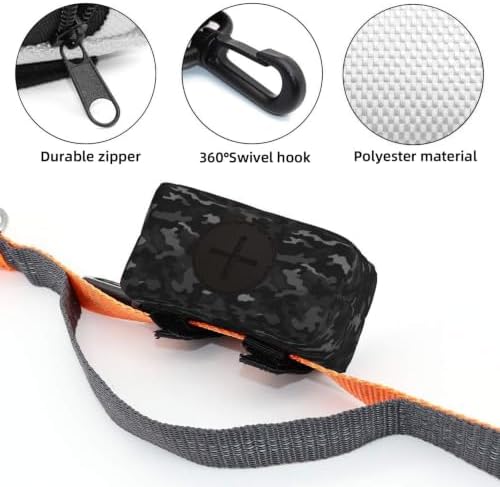 Pet Waste Bag Dispenser Dog Poop Bag Holder-Black Camo