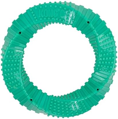 KONG CoreStrength Dog Toy – Ring – Durable Tough Chew Toy for Medium & Large Dogs – Textured Dental Chew for Teeth & Gums – Fetch & Interactive Play