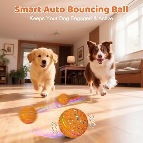 Smart Interactive Dog Toys Ball for Aggressive Chewers Small Medium Dogs