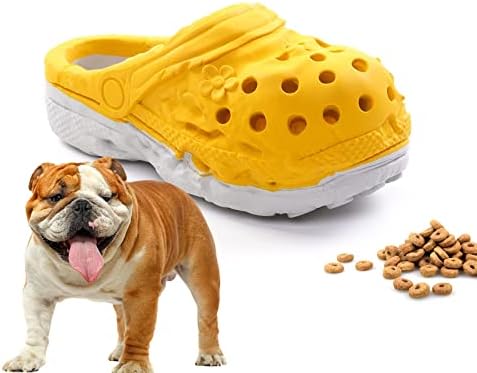 Dog Chew Toys, Durable Rubber Slipper Toy for Puppy, Dog Tough Toys for Pet Training and Cleaning Teeth, Interactive Puppy Toys for Aggressive Chewers Small Medium Breed