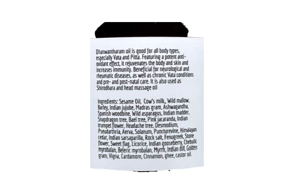 Dhanwantharam Ayurvedic oil