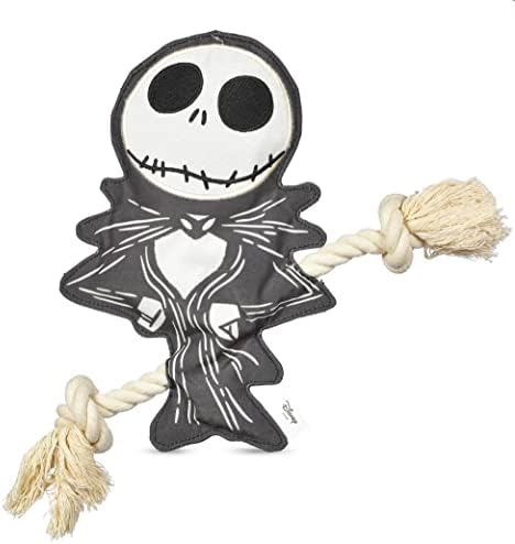 Disney Nightmare Before Christmas Jack Skellington Flattie Dog Toy, 10 Inch