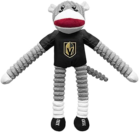 Littlearth NHL Team Sock Monkey Pet Toy - Officially Licensed Teams