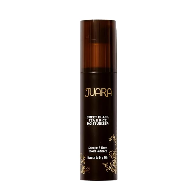 Juara Sweet Black Tea and Rice Moisturizer | Hydrating Face Lotion | Plumping Hyaluronic Acid | Dull, Dry Skin Therapy | Moisturizing Treatment | Paraben and Sulfate Free | 100% Vegetarian | 1.7 oz