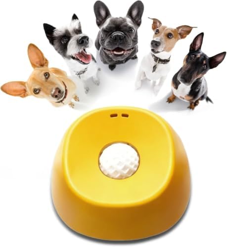 Slow Feeder Dog Lick Bowl with Rolling Ball, Dog Enrichment Toy