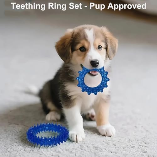 20 Pack Puppy Teething Chew Toys for Small Dogs, Bulk Dog Toys for Puppies