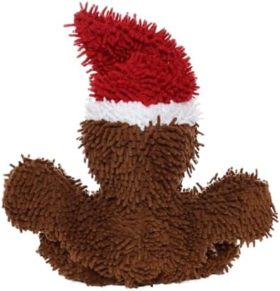 MIGHTY® 2 Pack Microfiber Medium Ball: Gingerbread Man Plush Dog Toy